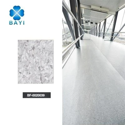 Non-Slip Homogeneous Vinyl Flooring Rolls