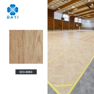 Basketball Court Vinyl Sports Flooring Rolls