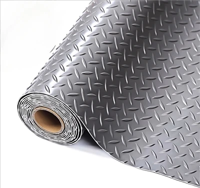 Diamond Plate PVC Garage Floor Rolls