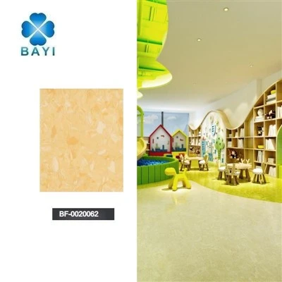Education Center Homogeneous Vinyl Flooring rolls