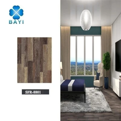 Heterogeneous Residential Vinyl Sheet Flooring