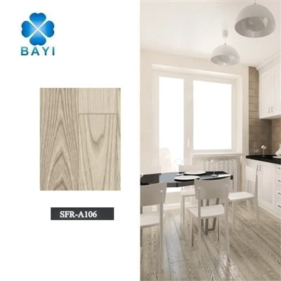Wood Grain Residential Vinyl Sheet Flooring